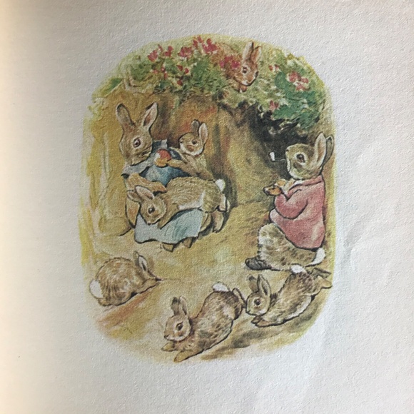 Beatrix Potter 2 Books The Tale of The Flopsy Bunnies & Benjamin Bunny Hardcover - Picture 7 of 8